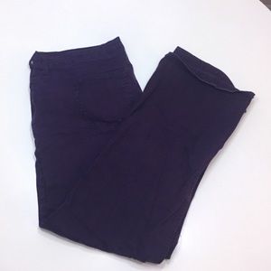 Purple jeans
